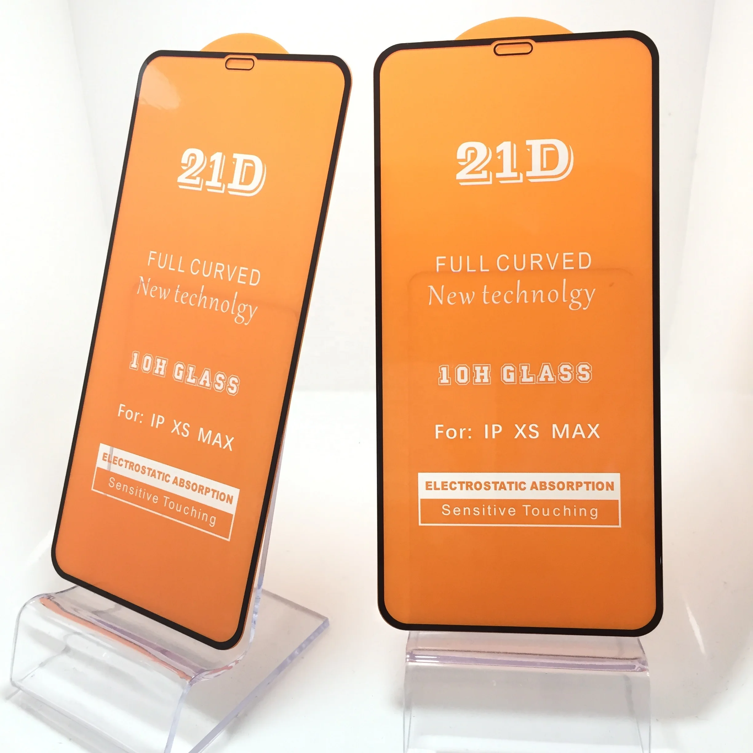 Wholesale HD Clear 21D 9H Tempered Glass for Iphone Xiaomi