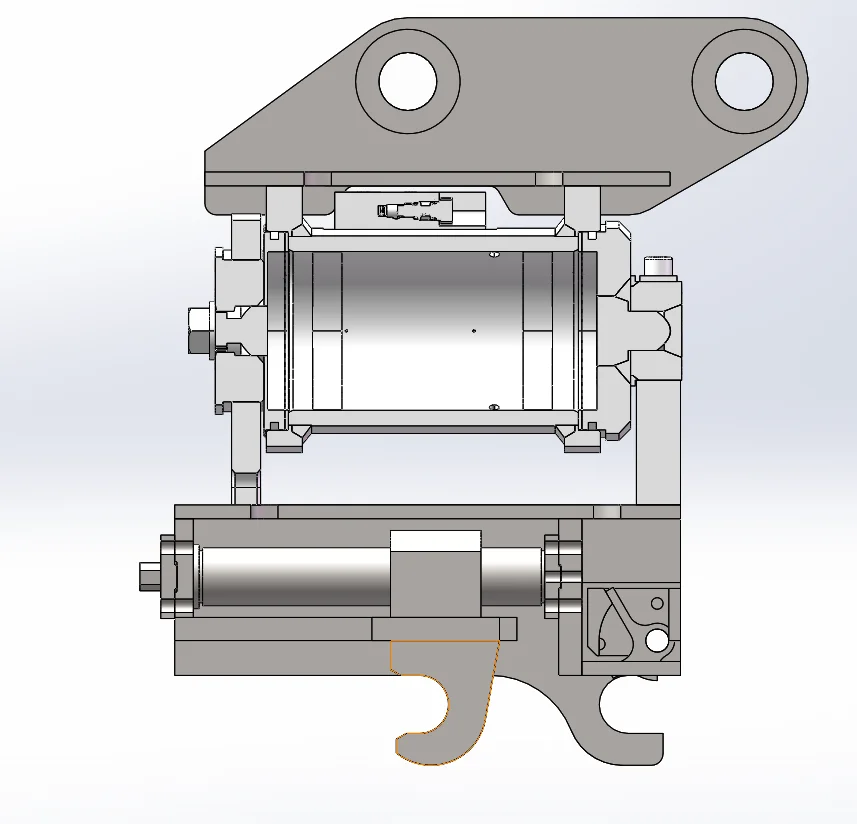 Rotating Tilt Hitch Tilting Quick Hitch Tilt Rotator For 110 Ton
