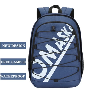Custom Logo College School Bags 15 Inch  Travel Waterproof Casual Sports Student College Backpack