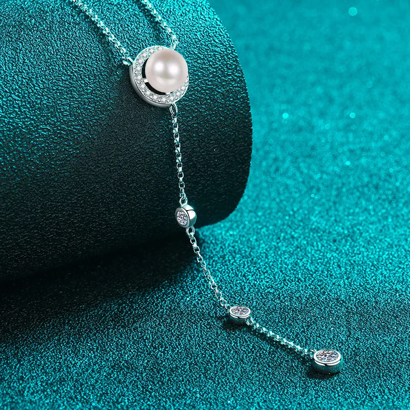 3 Styles 925 Sterling Silver Pearl Beaded Chain Necklace - 18\" To 24\" Length For Men & Women, Gift Ready