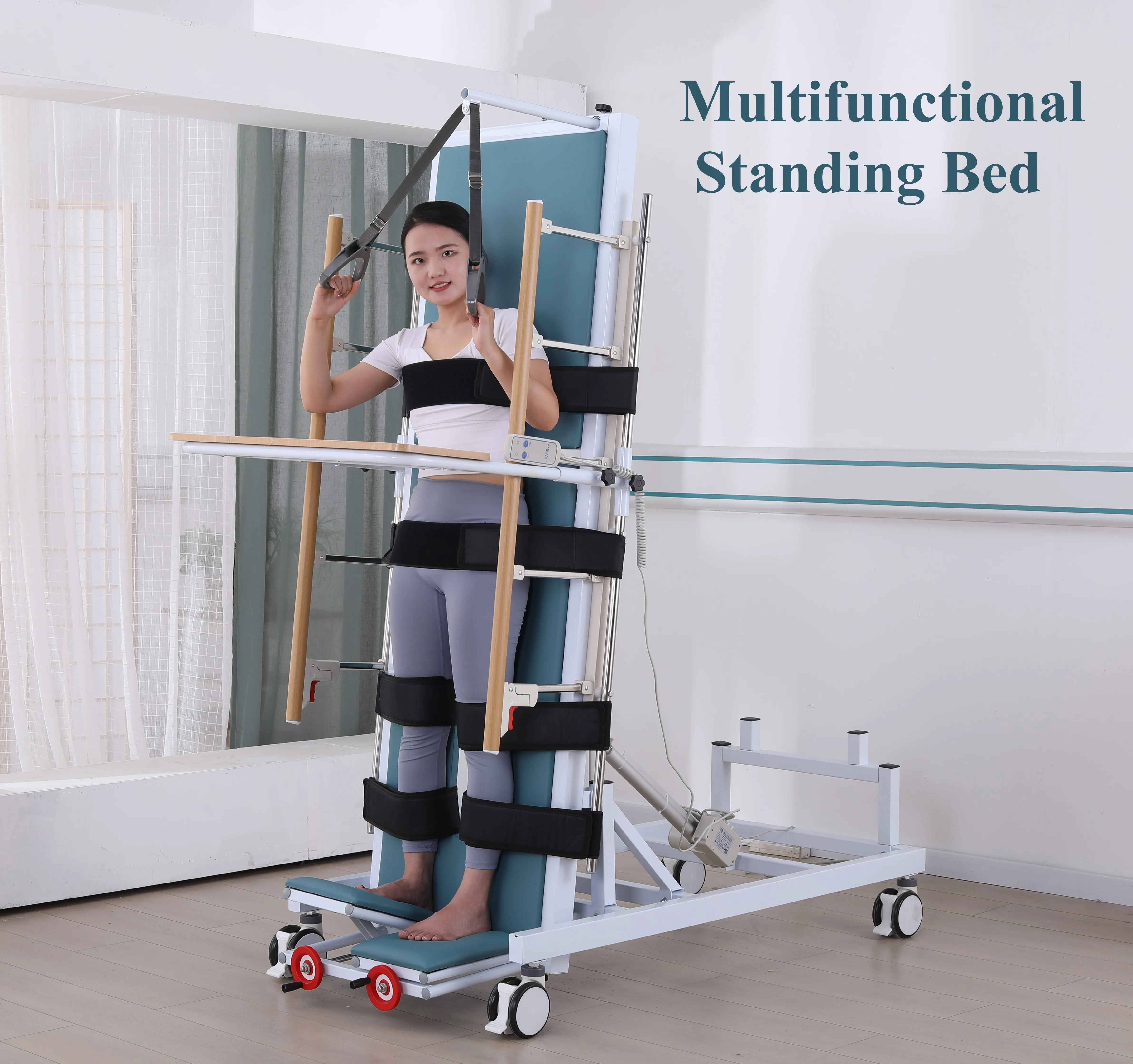 Physiotherapy Can Stand Up Medical Equipments Electric Standing Bed
