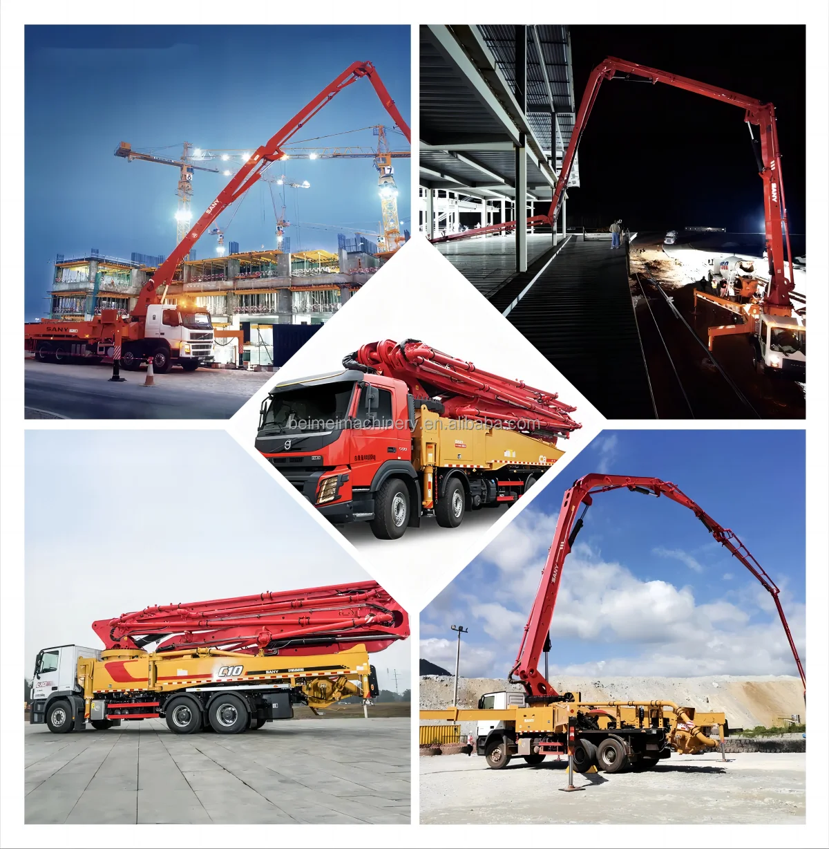 Factory Authorized Dealer 2021 Sanny Truck Mounted Concrete Pump