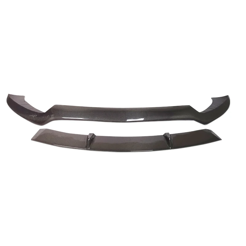 W205 Cf Front Lip,Vacuum Carbon Fiber Bumper Lower Lip For Mercedes C ...