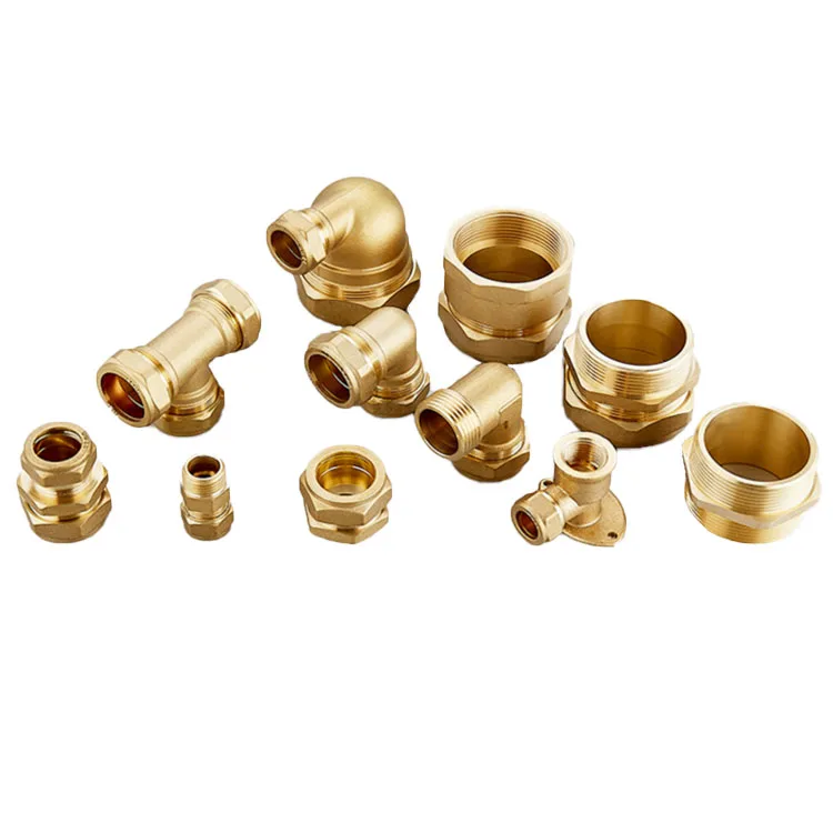 Tmok Tighten Brass Compression Fittings For Connecting Pipe To The