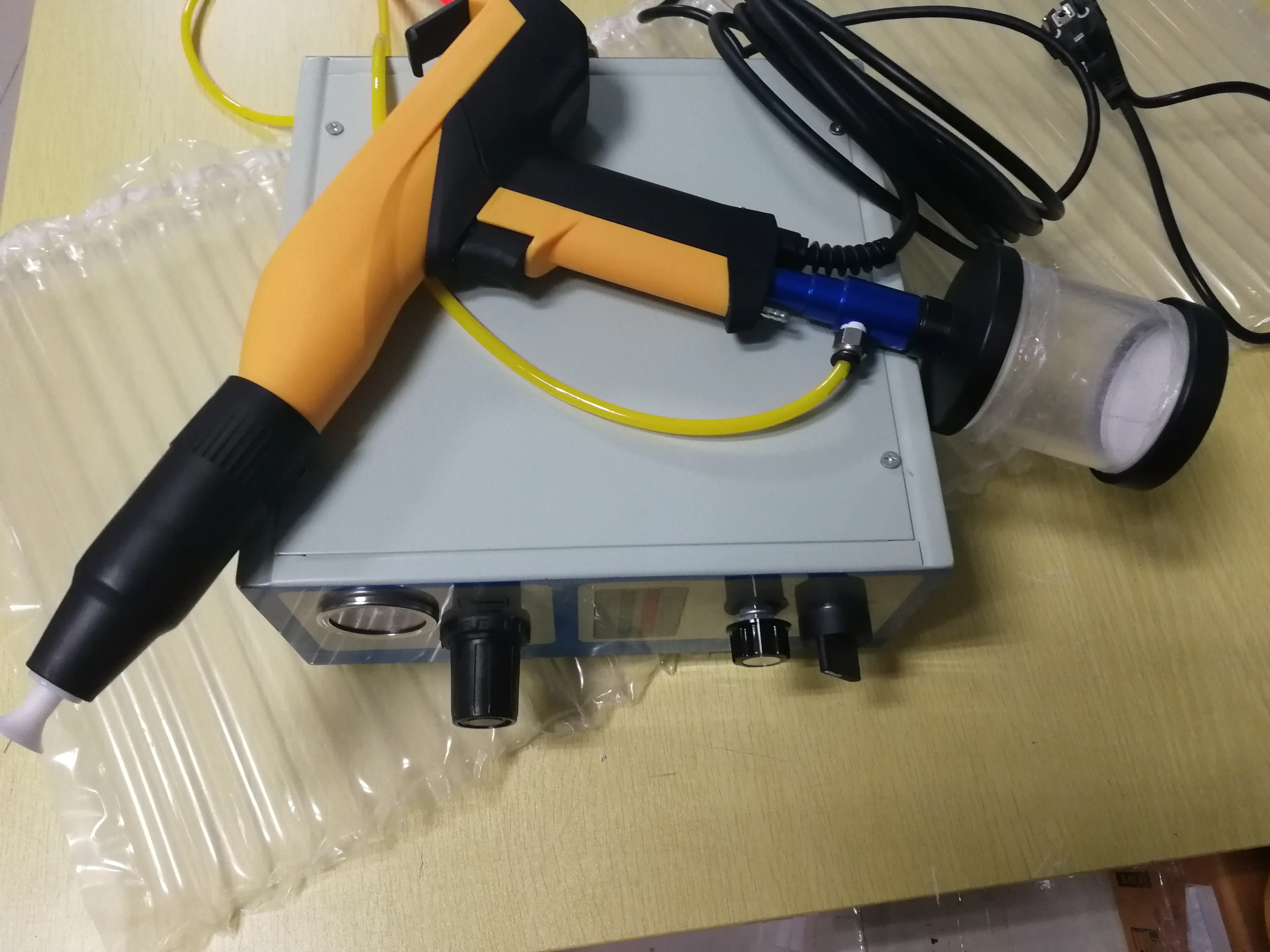 Steel Substrate Metal Sprayer Machine with PLC Core Components Electrostatic Powder Coating Machinery