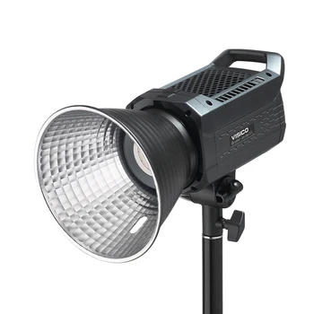 200W High TLCL 97 Cob LED Video Light for Photography Handheld  Studio Movie Light BICOLOR Mount Power Range detail image