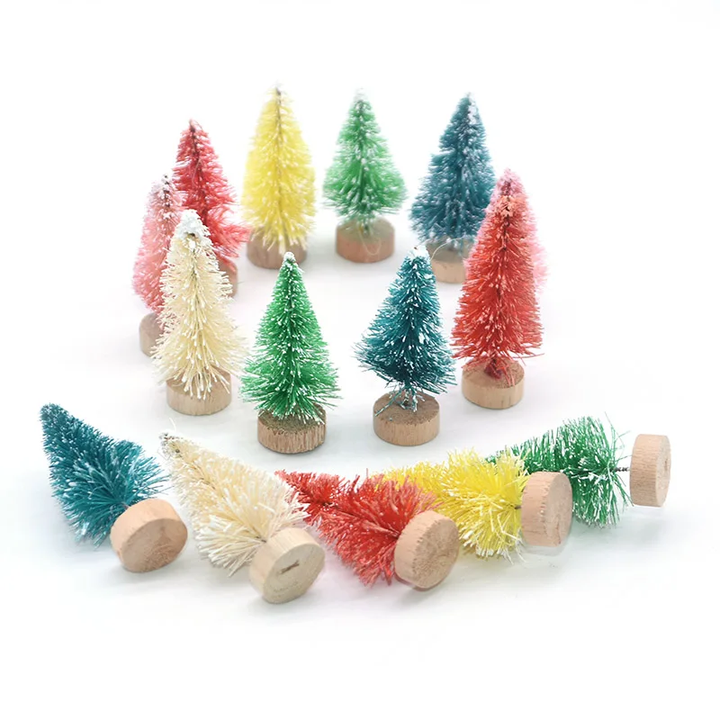 Mini árbol de Navidad de 5-16cm, pinos, para decoración del hogar 14 Hf98c6f45eb1041f1ad4a778189e958c6N