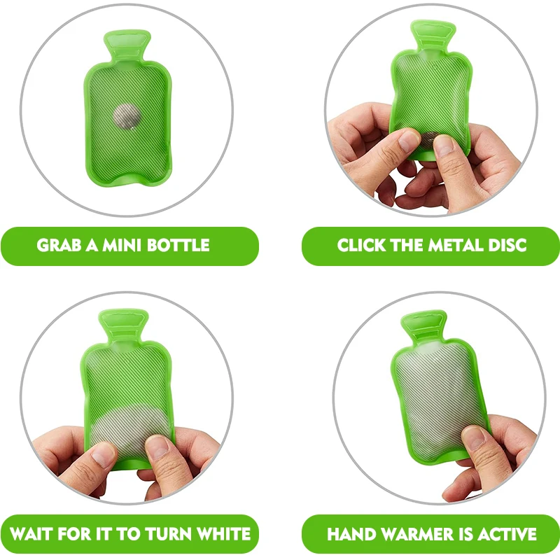 magic click pocket hand warmer reusable christmas promotional gift portable gel hand warmers heat packs