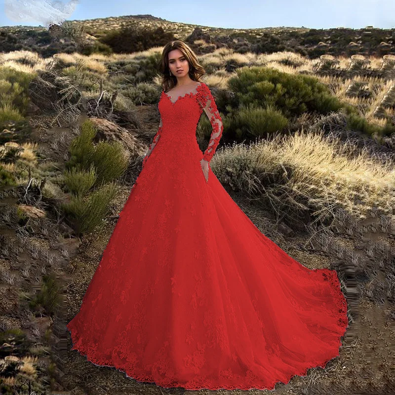 red lace mermaid wedding dress Black And Dark Red Mermaid Gothic Wedding Dresses For Women Bride Adela Designs