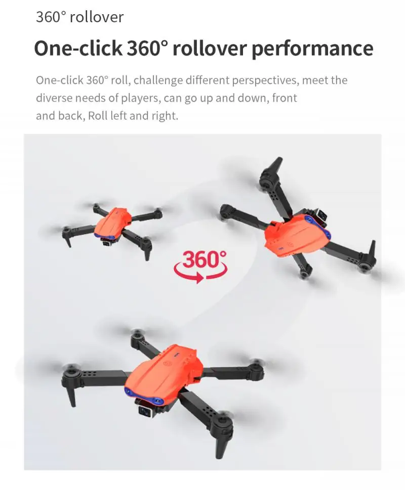Cheap E99 4K toy drone remote control HD dual camera WiFi transmission fpv Automatic Return quadcopter Rc helicopter for kids