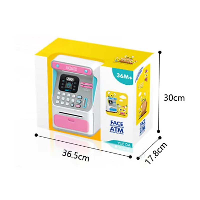 EPT Super Simulation Electric Face Recognition Saving Money Atm Machine Toy Atm Bank Toy