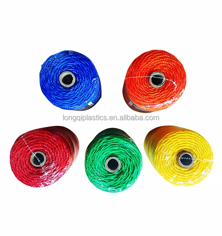 3mm 2.5mm 1.5mm PP PE Nylon Colorful Fishing Rope PE Twine - China