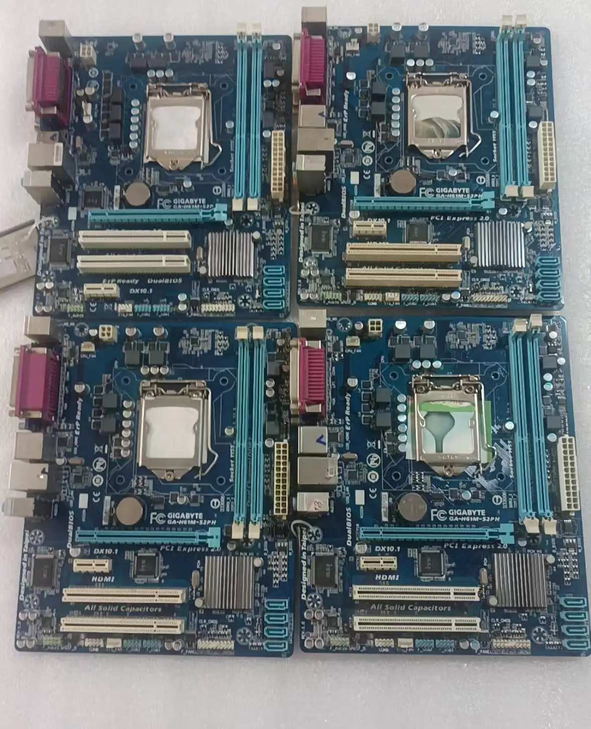 H61M Computer Motherboard ASUS MSI GIGABYTE LGA1155 Warranty for 6 Months Batch Sales H61M-DS2 H61M-D K