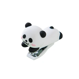 Panda Baby Stapler Cute Cartoon Shaped Creative Binding Machine Student Stationery Easy Portable Stapler