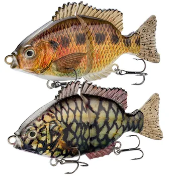 Cheery High Quality 14cm 82g 2 Section Sunfish Lure Multi-segment Bait Artificial Bionic Bait Fishing Hard Lure – Hard Lure – view 2