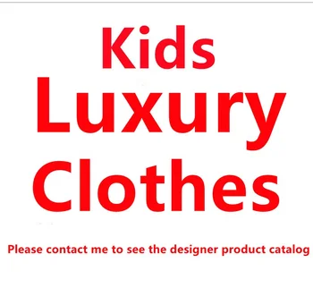 Factory direct sales Original kids Luxury clothes designer inspired kids clothing set coats famous brand girls Dresses