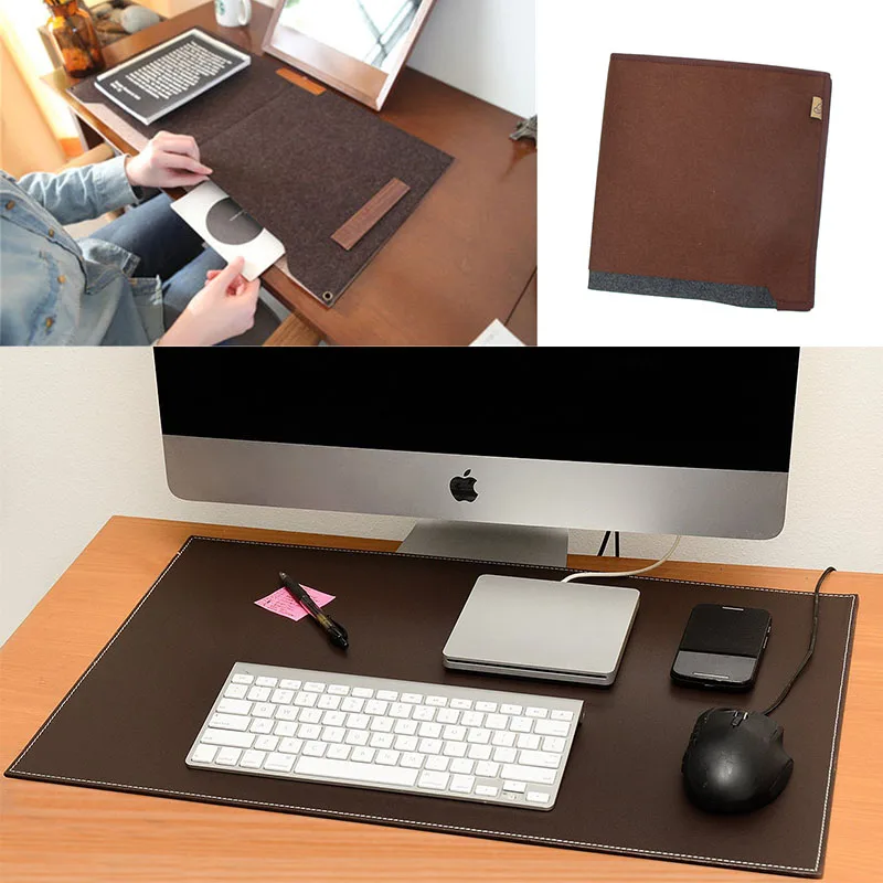 Computer Desk Merino Wool Felt Desk Pad Desk Mat Protector Pad