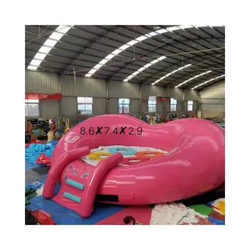 2024 Factory Direct Selling High Quality Inflatable Water Slide Park Children Paddling Swimming Pool Slide