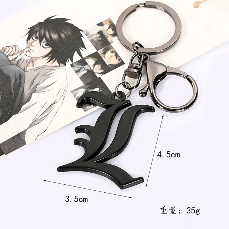 デスノート メタルキーホルダー 6種セット ブラック アニメ コスプレ