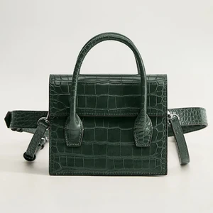 Custom Logo Vegan Croc Leather Women Crossbody Fanny Pack Fashion Ladies Belt Purse Waist Bag