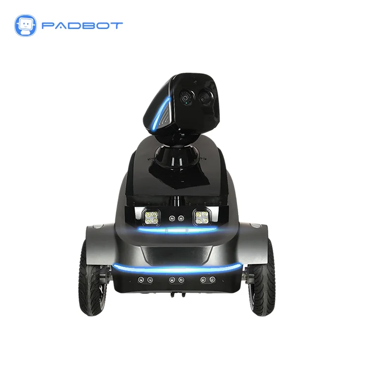 Intelligent AI Security Robot for Indoor Office Building Patrol Combat Smart Roboter Mobile Guard for Office Security