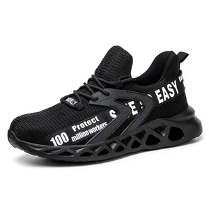 JDS Wholesale Customizable Lightweight Breathable Safety Shoes Highlight Label