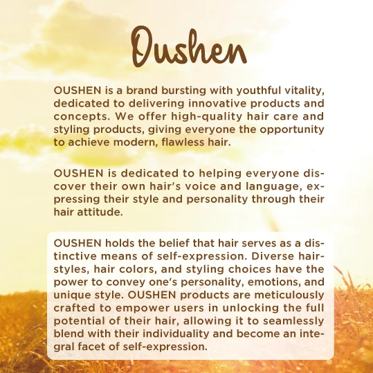 Oushen Natural Collagen Smoothing Detangle Nourish Gloss Shampoo and Conditioner Set