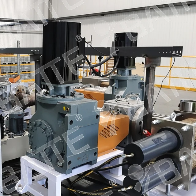 Automatic Plastic and Rubber Extruder Continuous Double Piston Hydraulic Screen Changer for Biopolymer