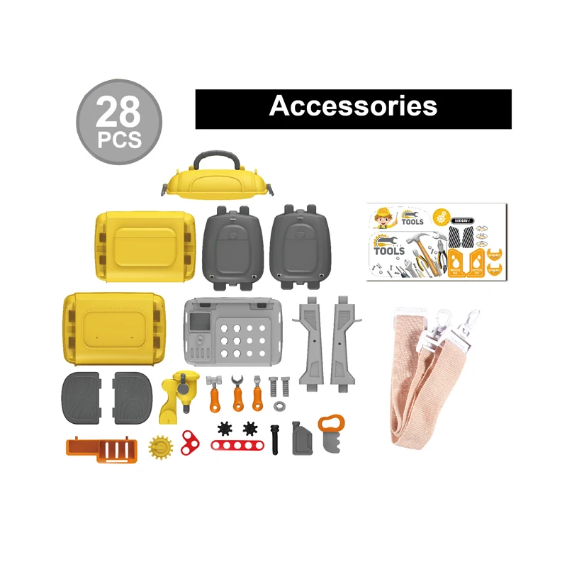 
 2020 Новое поступление 3 в 1 Обучающие ролевые игры бытовой набор инструментов игрушки для детей  