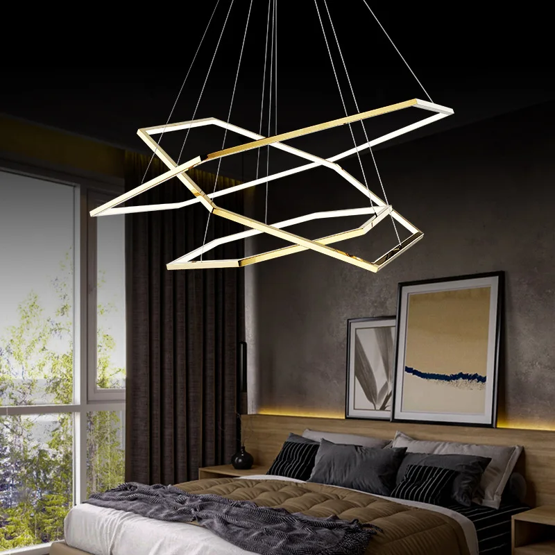 JYLIGHTING Modern Remote LED Rings Pendant Lights LED Luminaire Suspendu Lighting Industrial Lamp for Living Room Dining Room