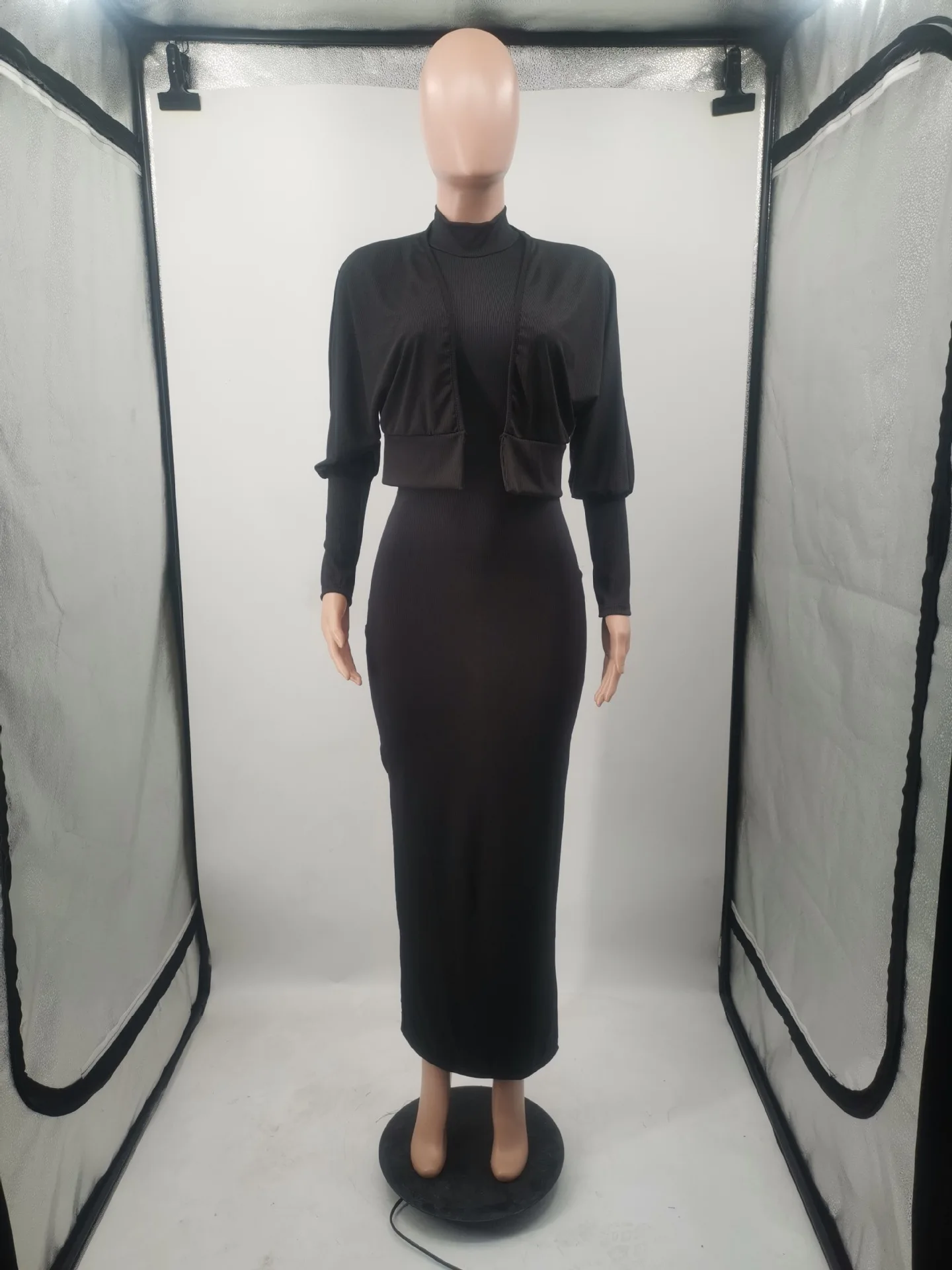bodycon dress with cardigan outfit Brielle main image 0