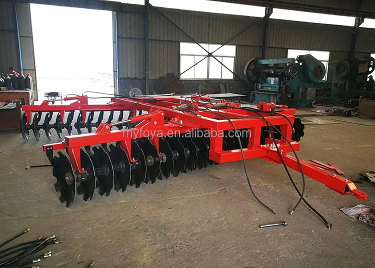 Farm equipment tractor heavy duty hydraulic disk disc harrow and harrow disc