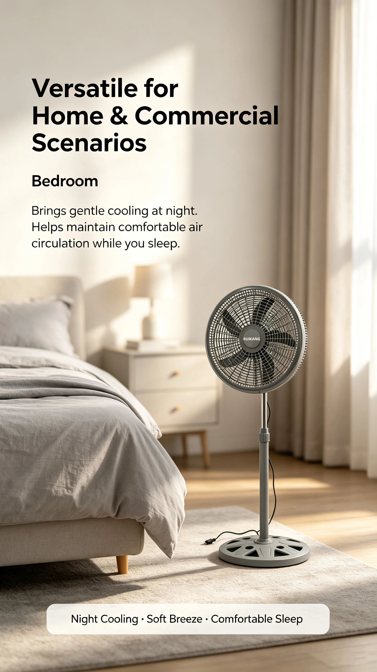 Pedestal Fan, 220V 50HZ 55W - detail 2