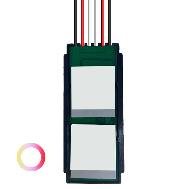 Double Key Touch Sensor Switch Smart Switch Dimmer Stepless Dimming CCT Tricolor Antifog Dimmer 12V Output for Bathroom Mirror