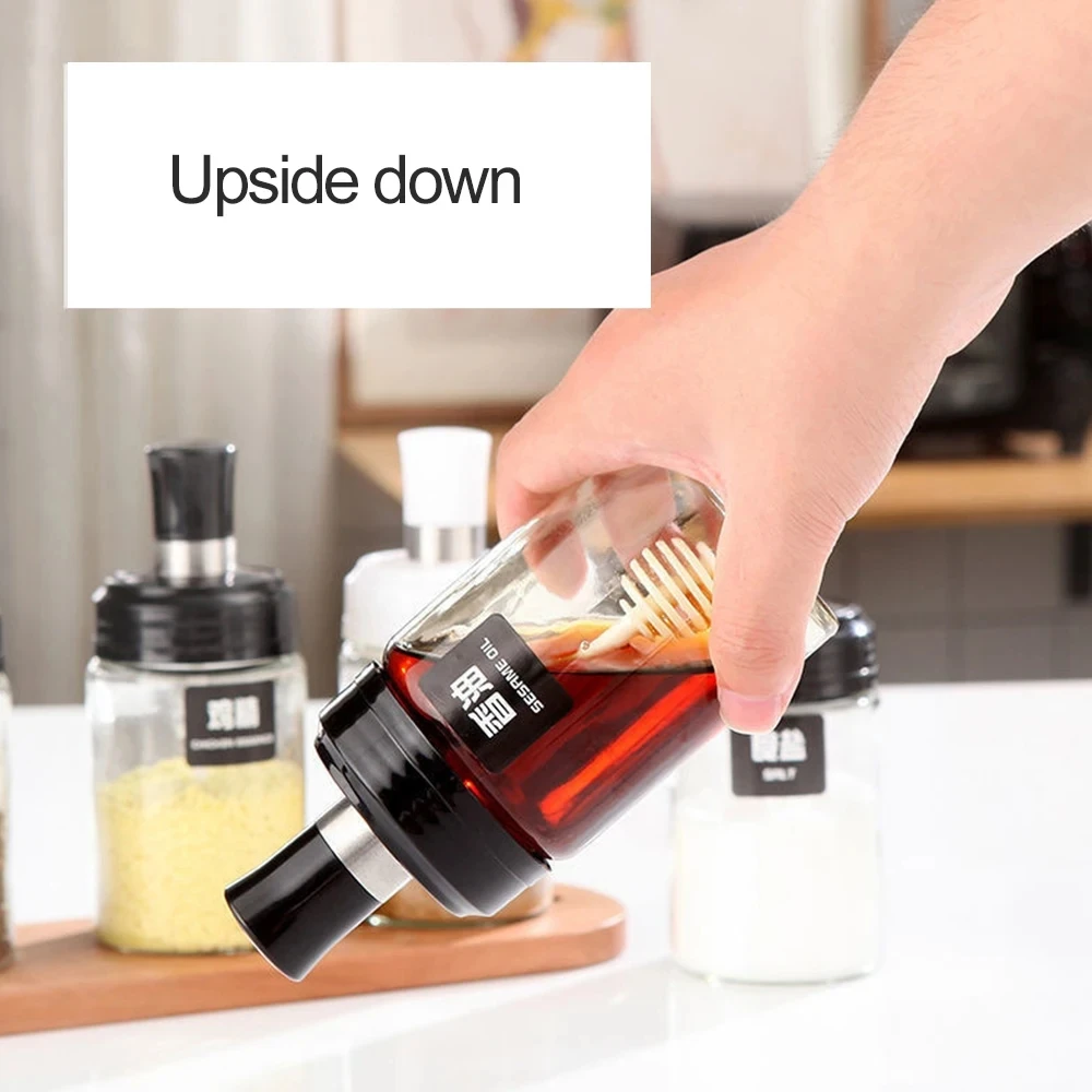 250 мл экологически чистые стеклянные банки для специй с прозрачными бутылками и крышкой индивидуальным логотипом приправ инструментами