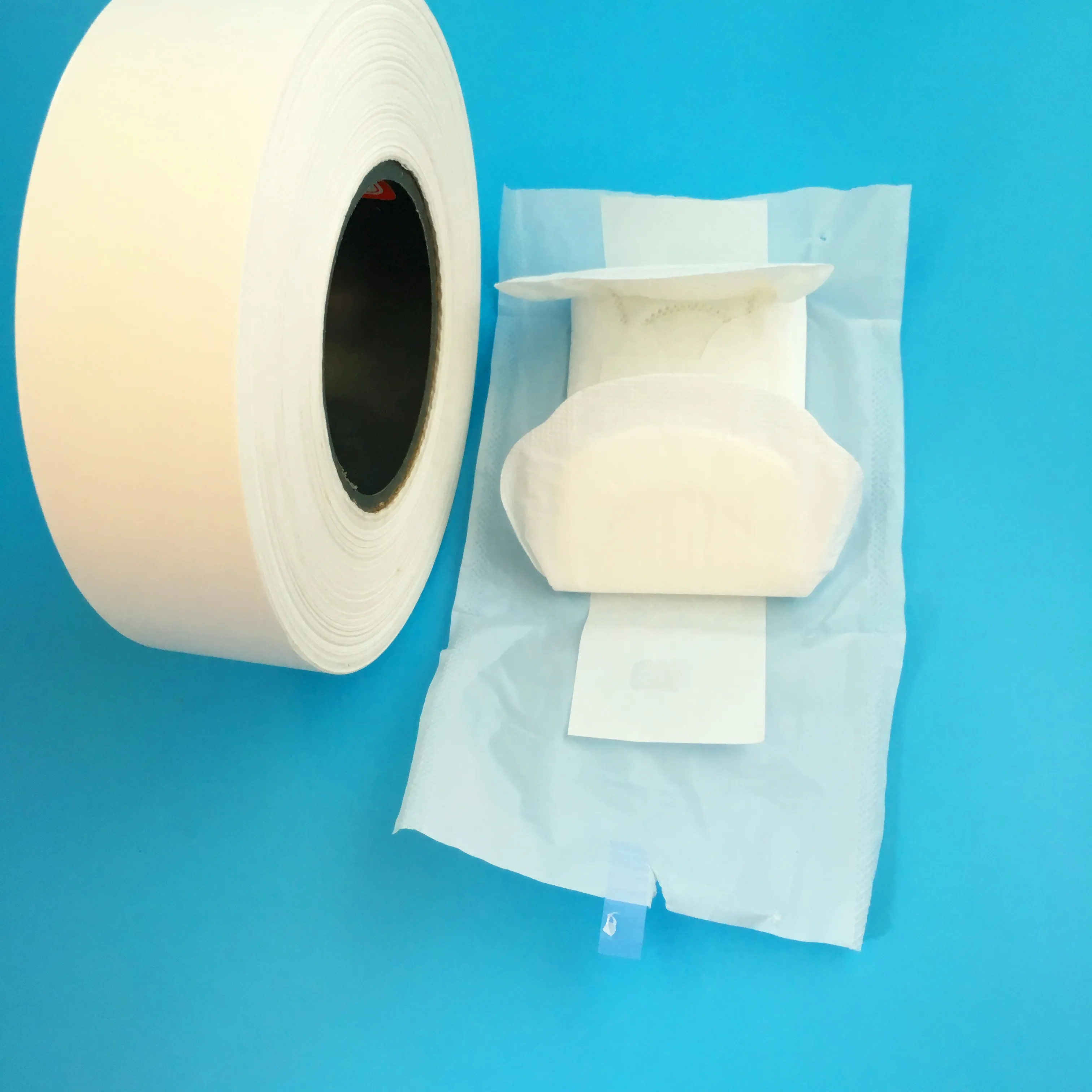 In Bulk Jumbo Roll Release Paper for Sanitary Towel Making Sanitary Pad Raw Material