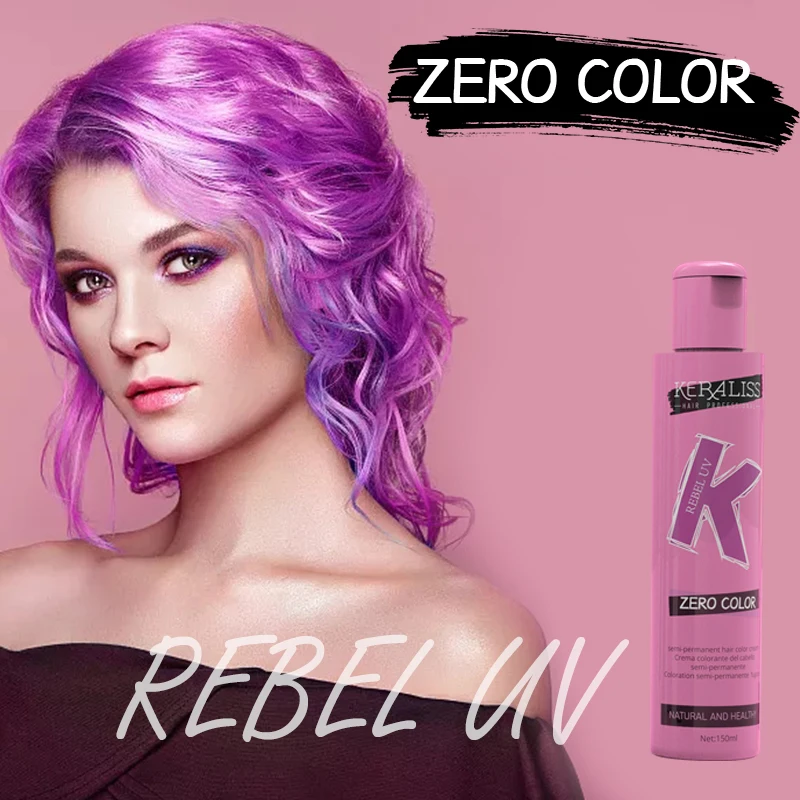 Zero color 150ml 40 color deposition conditioner colorful conditioningmask refreshing hair dye