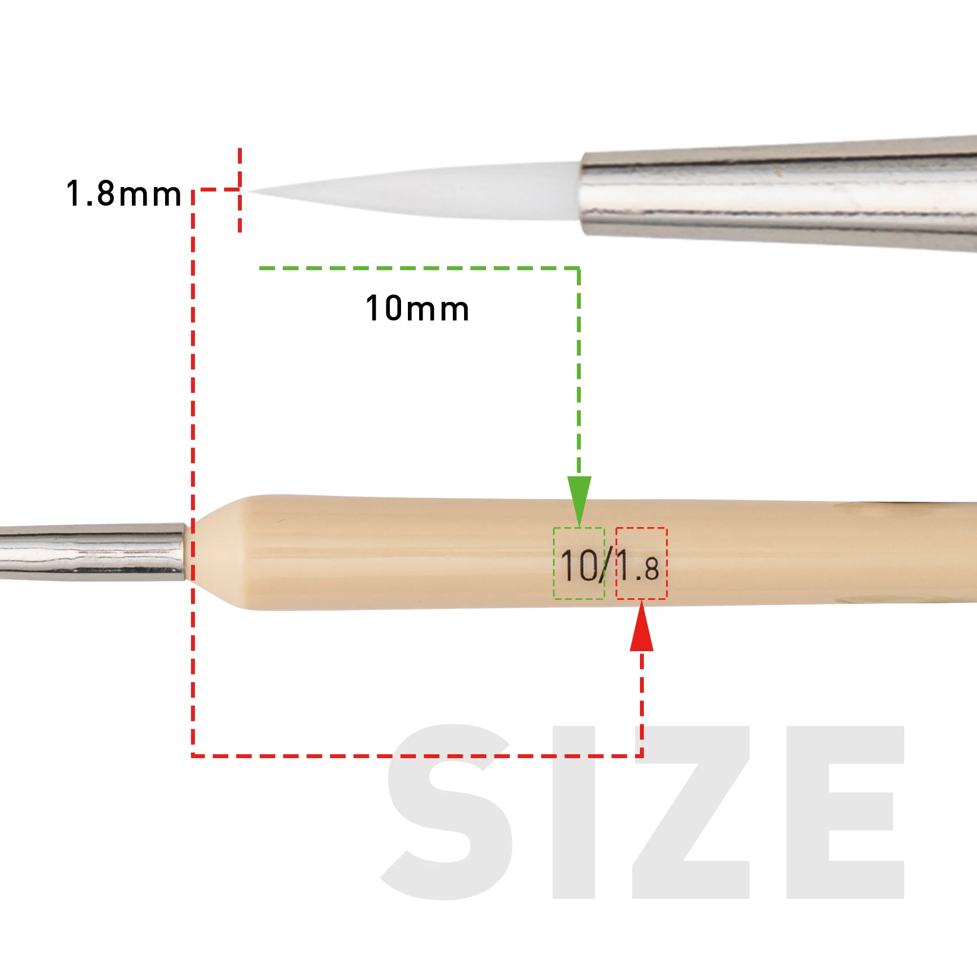Набор кистей для рисования из нейлонового материала