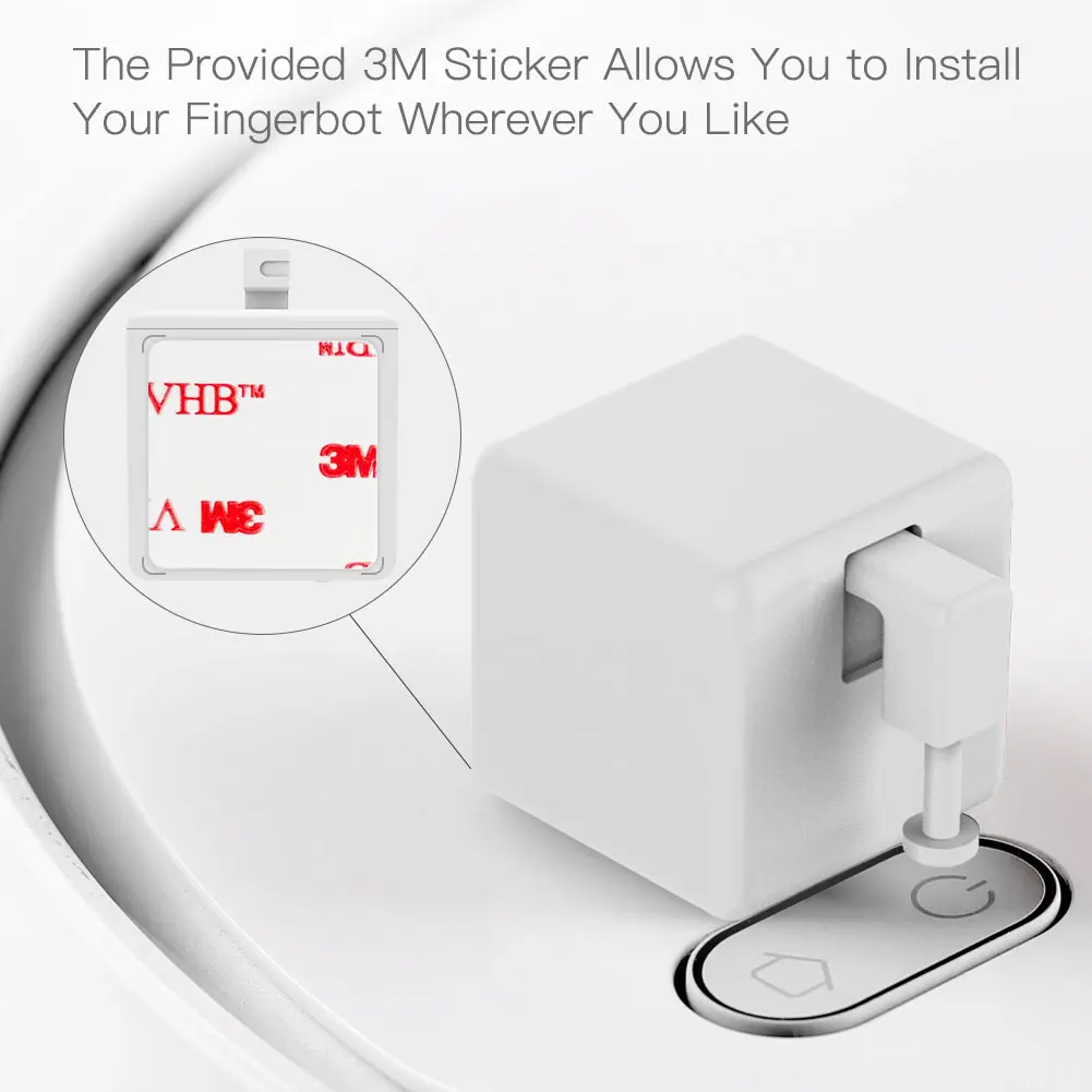 Tuya Smart Fingerbot Switch Pressing Robot Button Pusher Smart Life Tuya App Control for Switches Buttons Voice Control