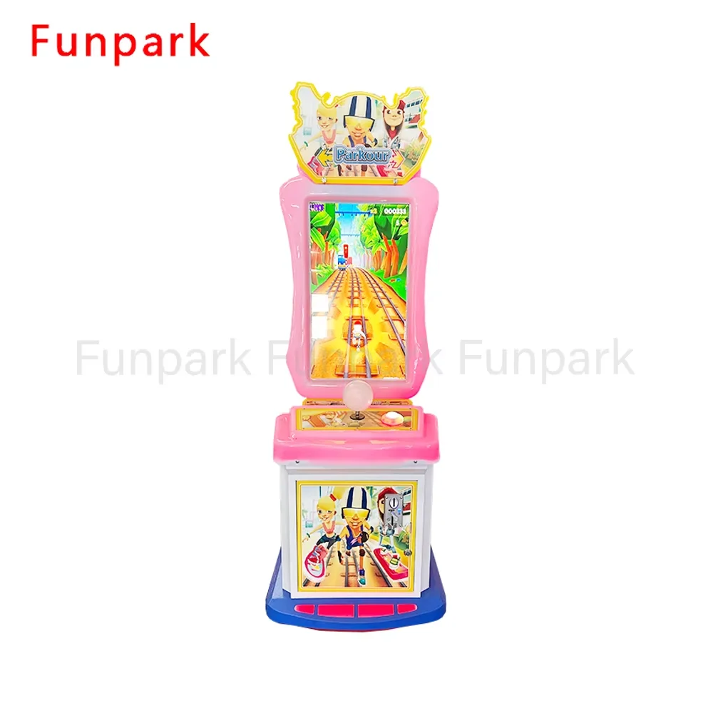 Funpark Custom Arcade Game Machines Video Game Simulators Subway Surfers Coin Operated Games for Entertainment Center
