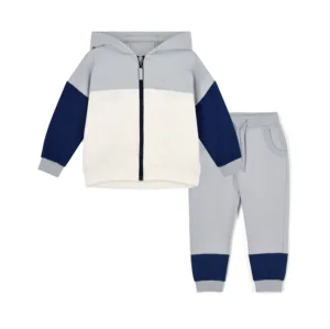 Fashion Kids Clothing Terry Sweatshirts With Hooded and Pants Two Pieces Sets Casual Jogger Set for Winter Boy's Outfits