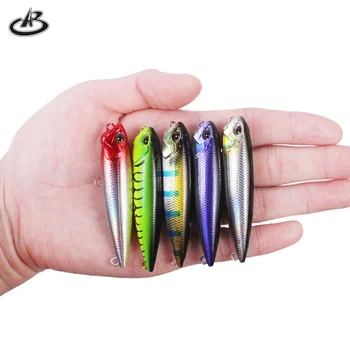 ABS Hard Lure Bait 6.5cm/5.5g Tip Word Dog Float Pencil Built-in Ring Bead Lead Block Ordinary Hook Pencil Hard Fishing Lure – Pencil – view 3