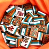 Orange mahjong tile