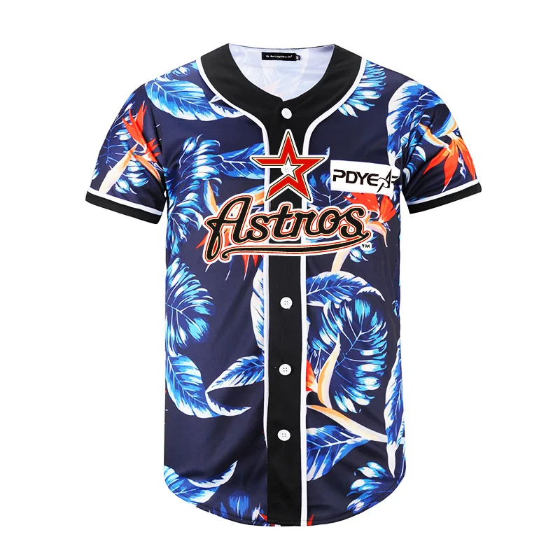 Wholesale Camo Sublimation Plain Blank Baseball Jersey T Shirt Custom Baseball Jerseys for Men and