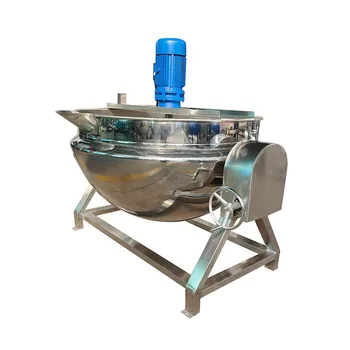 300l 400l 500l Industrial Steam/gas/electric Jacketed Mixer Pot Small ...