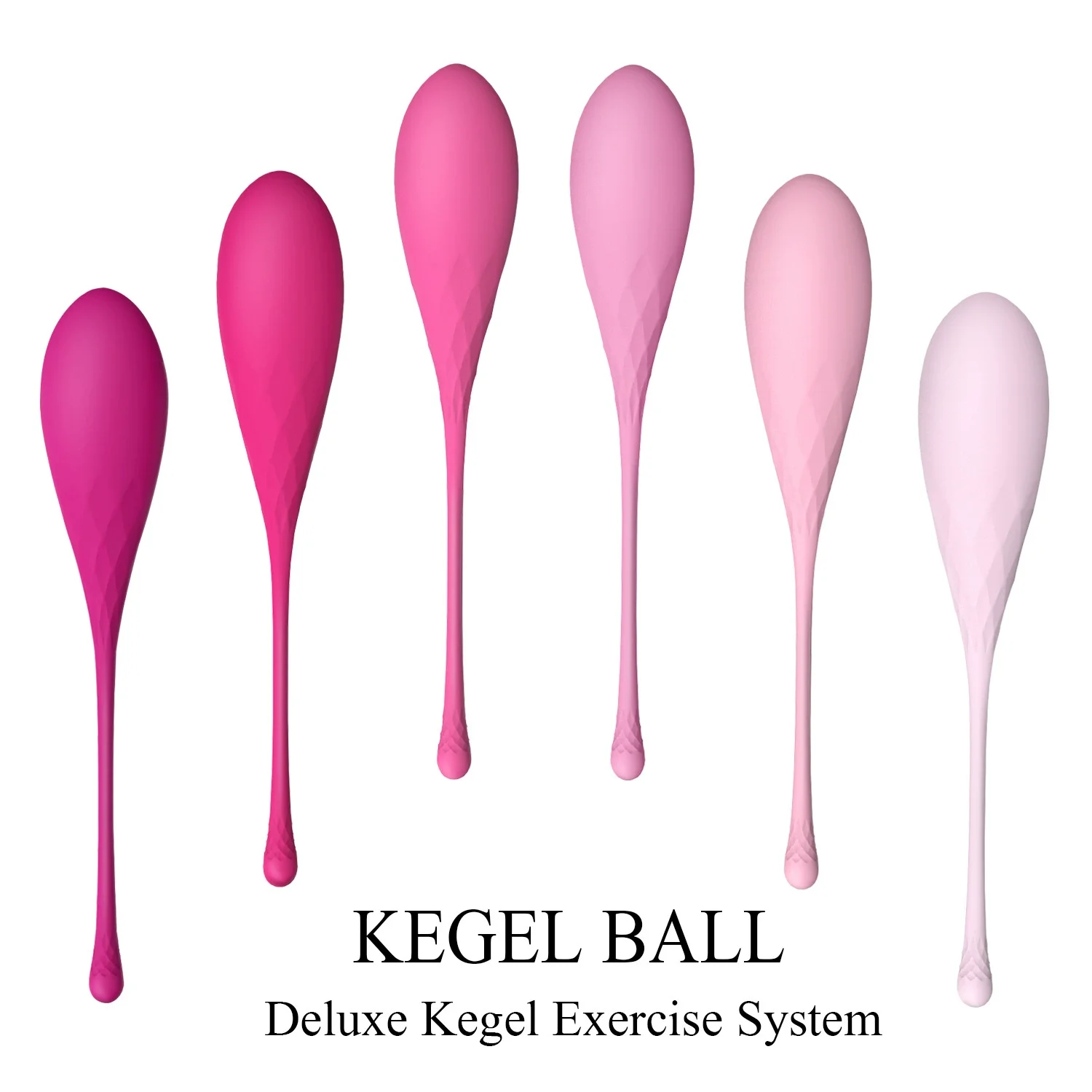 Female Pelvic Floor Muscle Repair Trainer Postpartum Sex Supply Six-piece Vaginal Dumbbell Shrink Kegel Ball Trainer