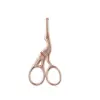 Cabeza redonda de tijera de grulla dorada rosa (9,5 cm)