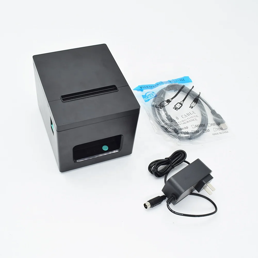 Durable 3 Inch Auto Cutter 80 mm POS Bill Printing Desktop USB Wireless Bluetooth 80mm Thermal Receipt Printer