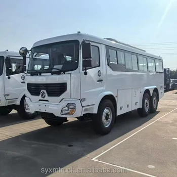 New 6X6 Off-Road Coach Mini Shuttle Bus 6-Wheel Drive 10-31 Seaters Diesel Manual Transmission Euro 6 Emission