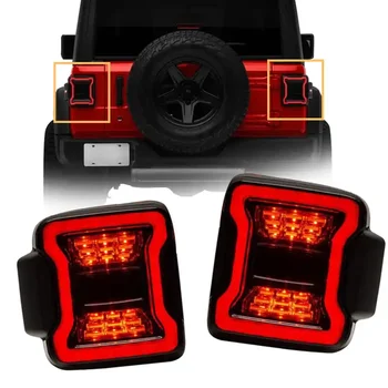 2024 4x4 Pickup Car Accessories turn signal light Modified Tunnel Led Tail Lights For Jeep Wrangler Tail Lights